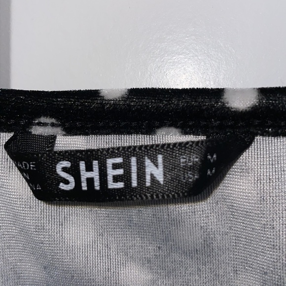 SHEIN Polka-Dot Crop Top - Picture 3 of 3